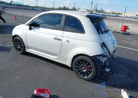 2016 Fiat 500 Abarth z USA, uszkodzony, nr VIN 3C3CFFFH2GT184581